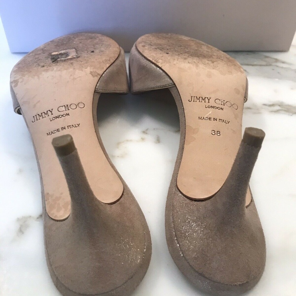 Jimmy Choo Slides. Barely Worn. Gorgeous - image 4